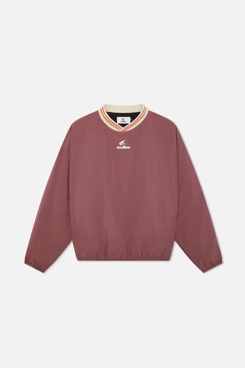 Scuffers Sports Tech Crewneck Burgundy | US RG781638D3