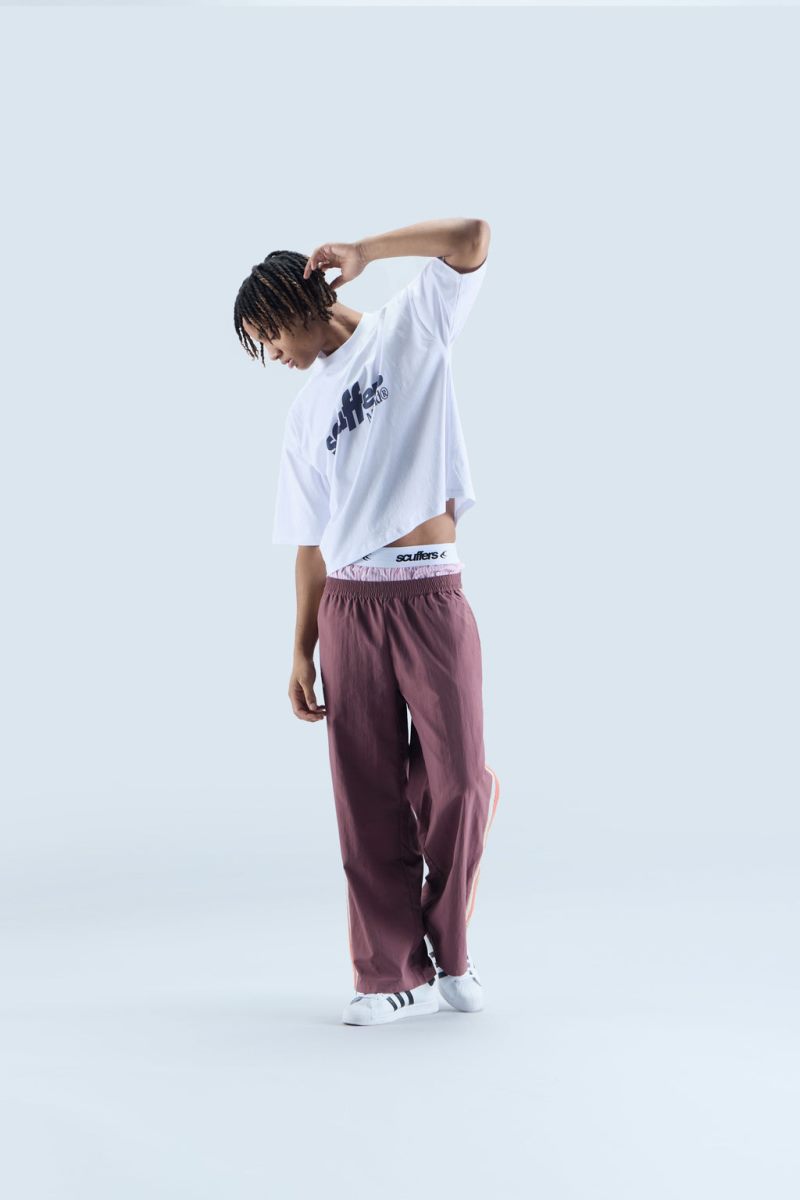 Scuffers Sports Tech Pants Burgundy | US MC888838F6