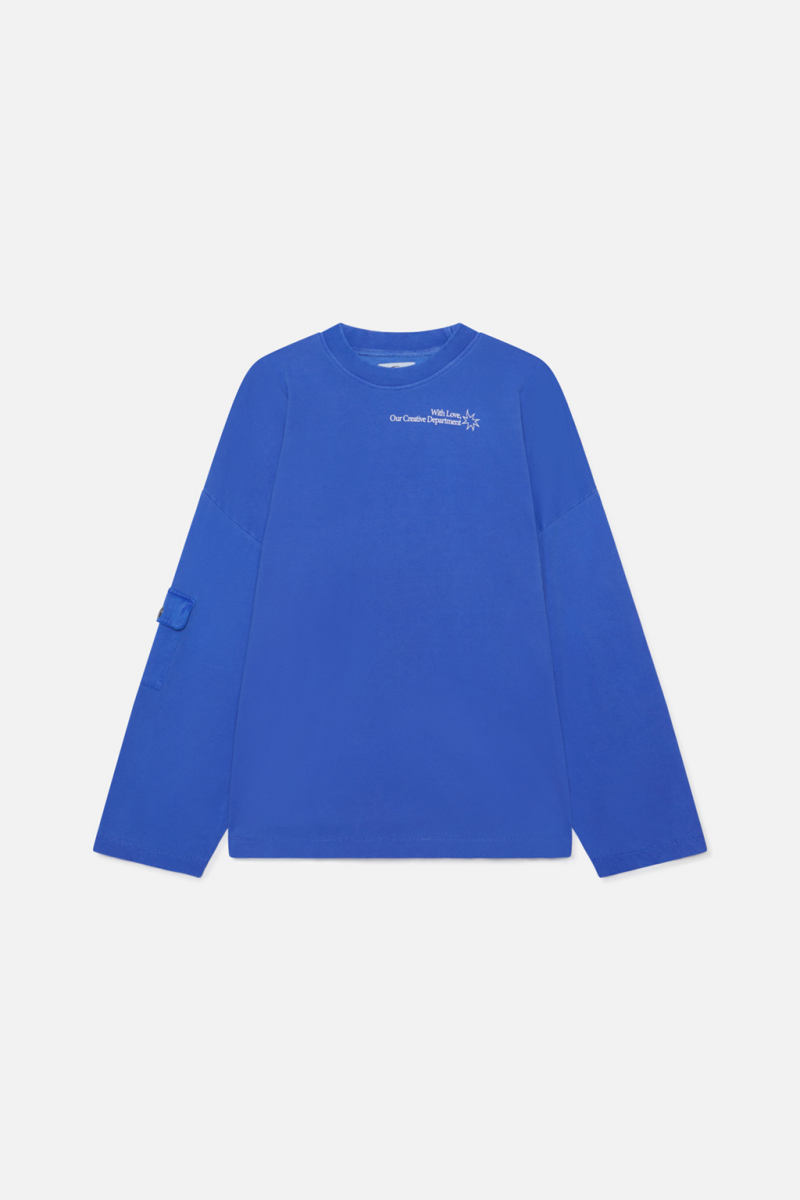 Scuffers Star Sweatshirt Blue | US GC982548V6