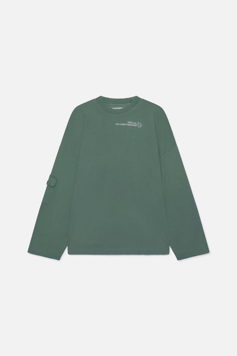 Scuffers Star Sweatshirt Green | US AU684738J4