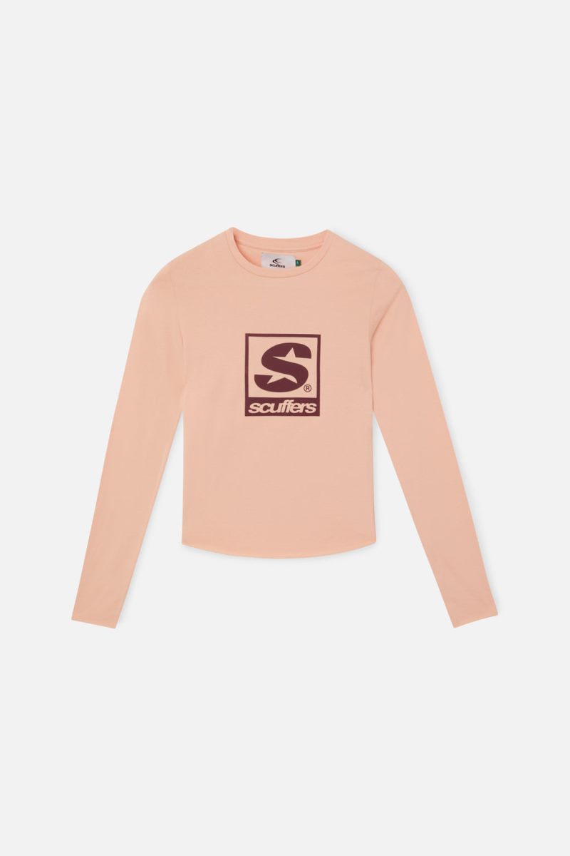 Scuffers Starnova Long Sleeve Salmon | US QJ148214H2