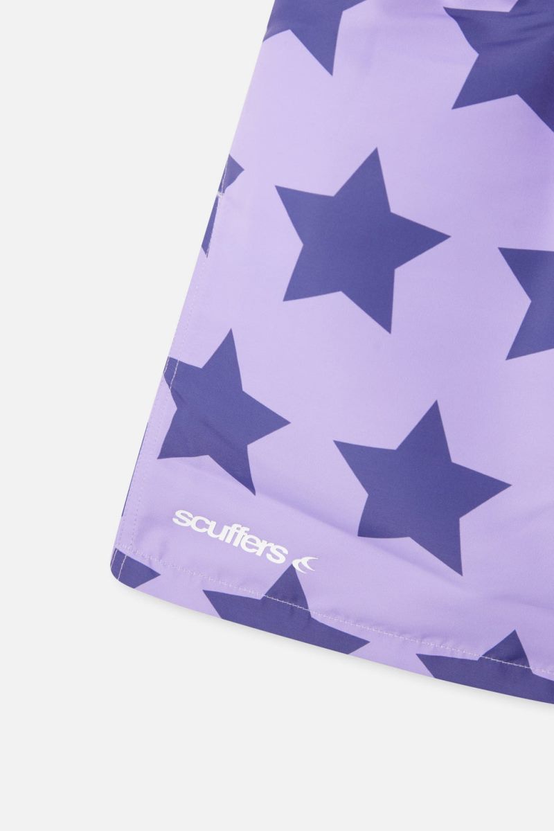 Scuffers Stars Swimwear Purple | US RJ225082Y2