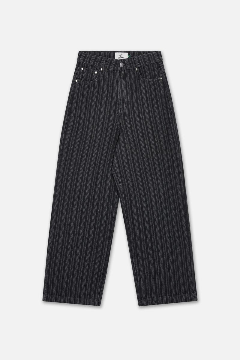 Scuffers Striped Denim Pants Black | US ON560506Z0