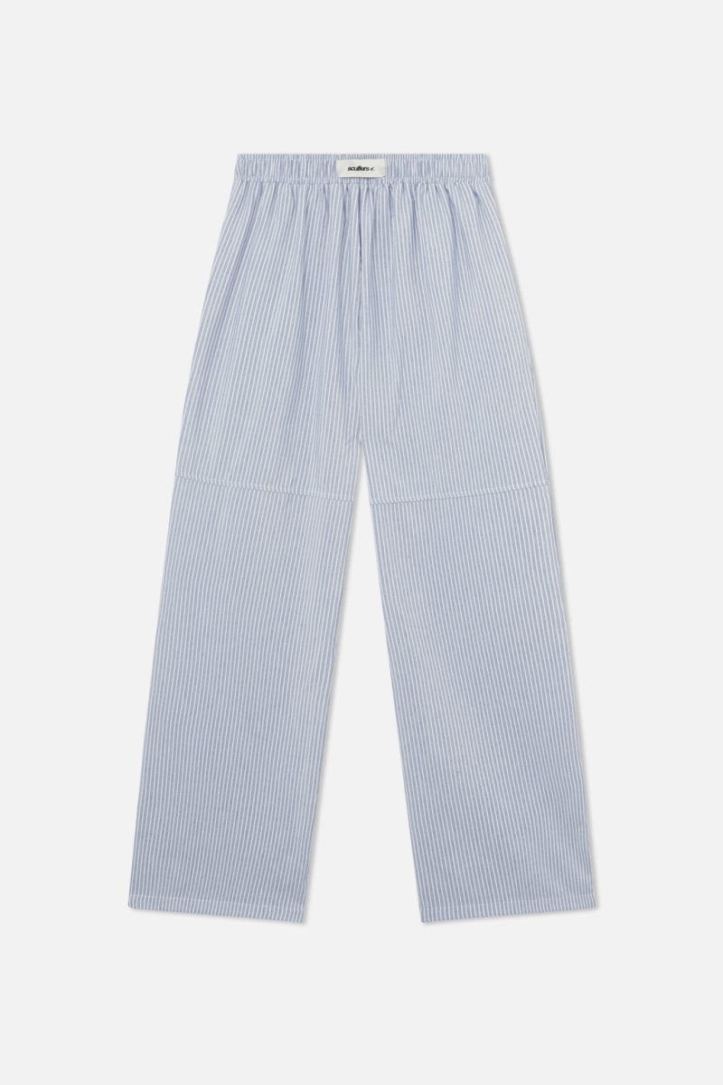 Scuffers Striped Pants Blue | US DY929982X7