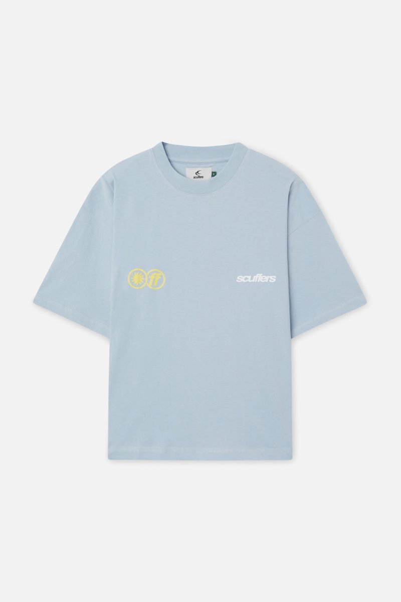 Scuffers Tarifa T-Shirt Light Blue | US SV417371H5