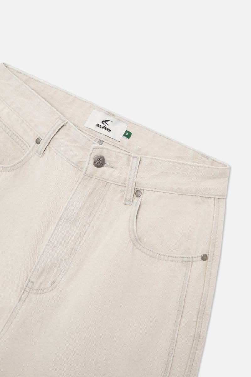 Scuffers Tech Denim Pants Grey | US FT392079C5