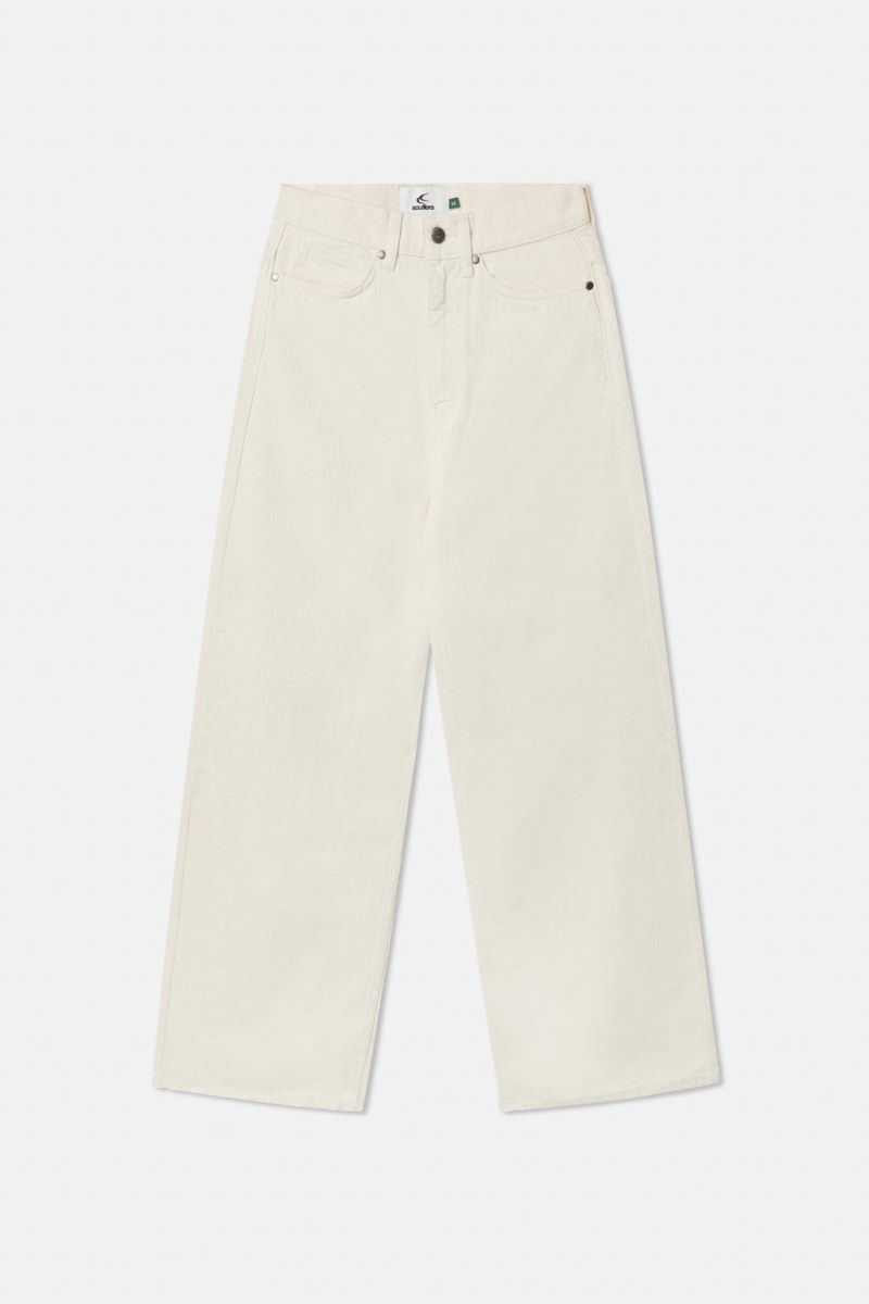 Scuffers WB Jumbo Pants Beige | US DY051045X6