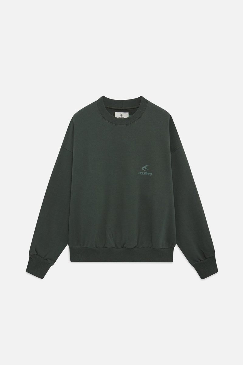 Scuffers WLW Crewneck Green | US JC432523T2